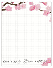 Load image into Gallery viewer, Cherry Blossom Notepad