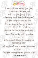 Load image into Gallery viewer, Autumn Hike Sticker Sheet Set