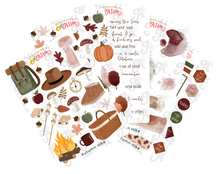Load image into Gallery viewer, Autumn Hike Sticker Sheet Set