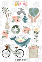 Load image into Gallery viewer, Earth Day Sticker Sheet Set