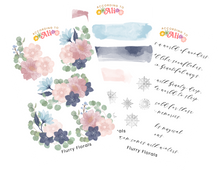 Load image into Gallery viewer, Flurry Florals Sticker Sheet Set