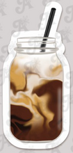 Load image into Gallery viewer, Iced Coffee Waterproof Vinyl Sticker
