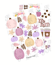 Load image into Gallery viewer, Pastel Fall Sticker Sheets