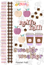 Load image into Gallery viewer, Pastel Fall Sticker Sheets