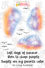 Load image into Gallery viewer, So Long Summer Sticker Sheet Set