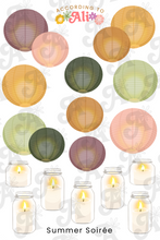Load image into Gallery viewer, Summer Soirée Sticker Sheet Set