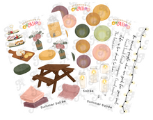 Load image into Gallery viewer, Summer Soirée Sticker Sheet Set