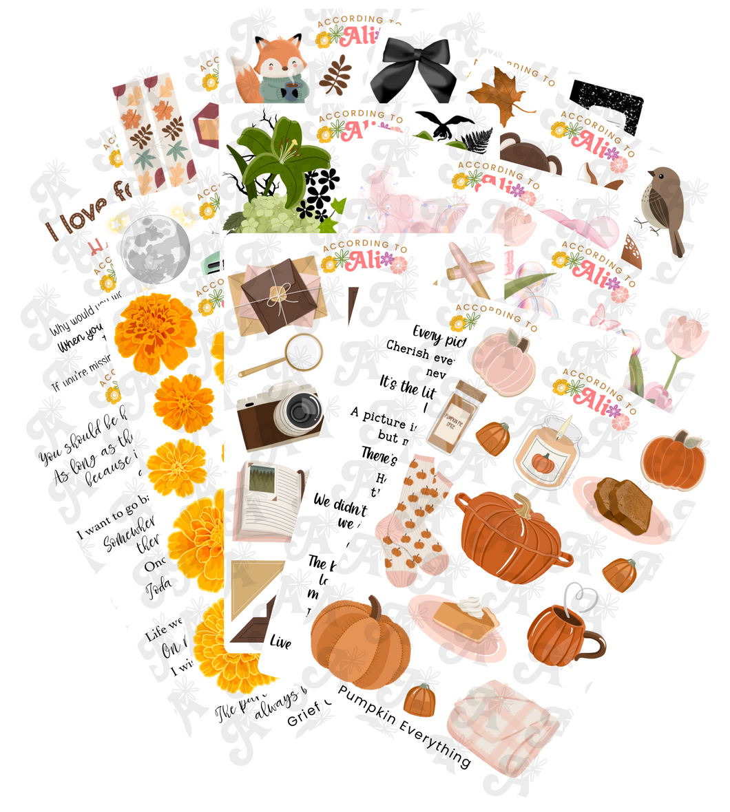 Buy All Sticker Sheet Bundle