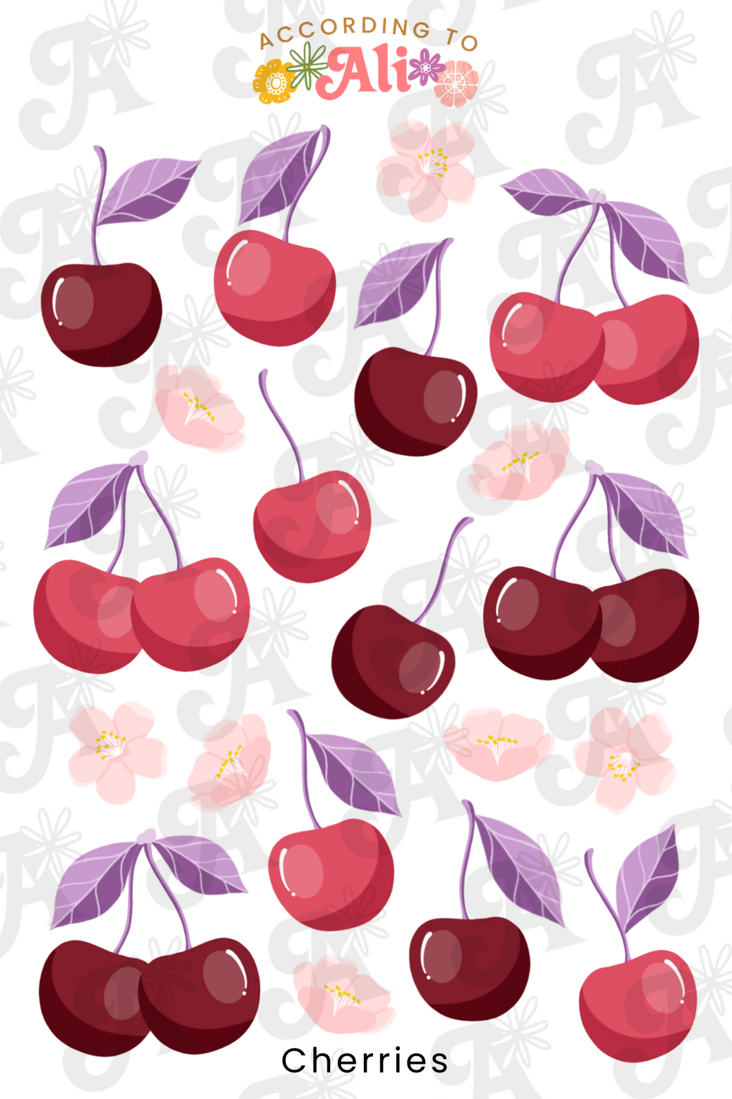 Cherries Sticker Sheet