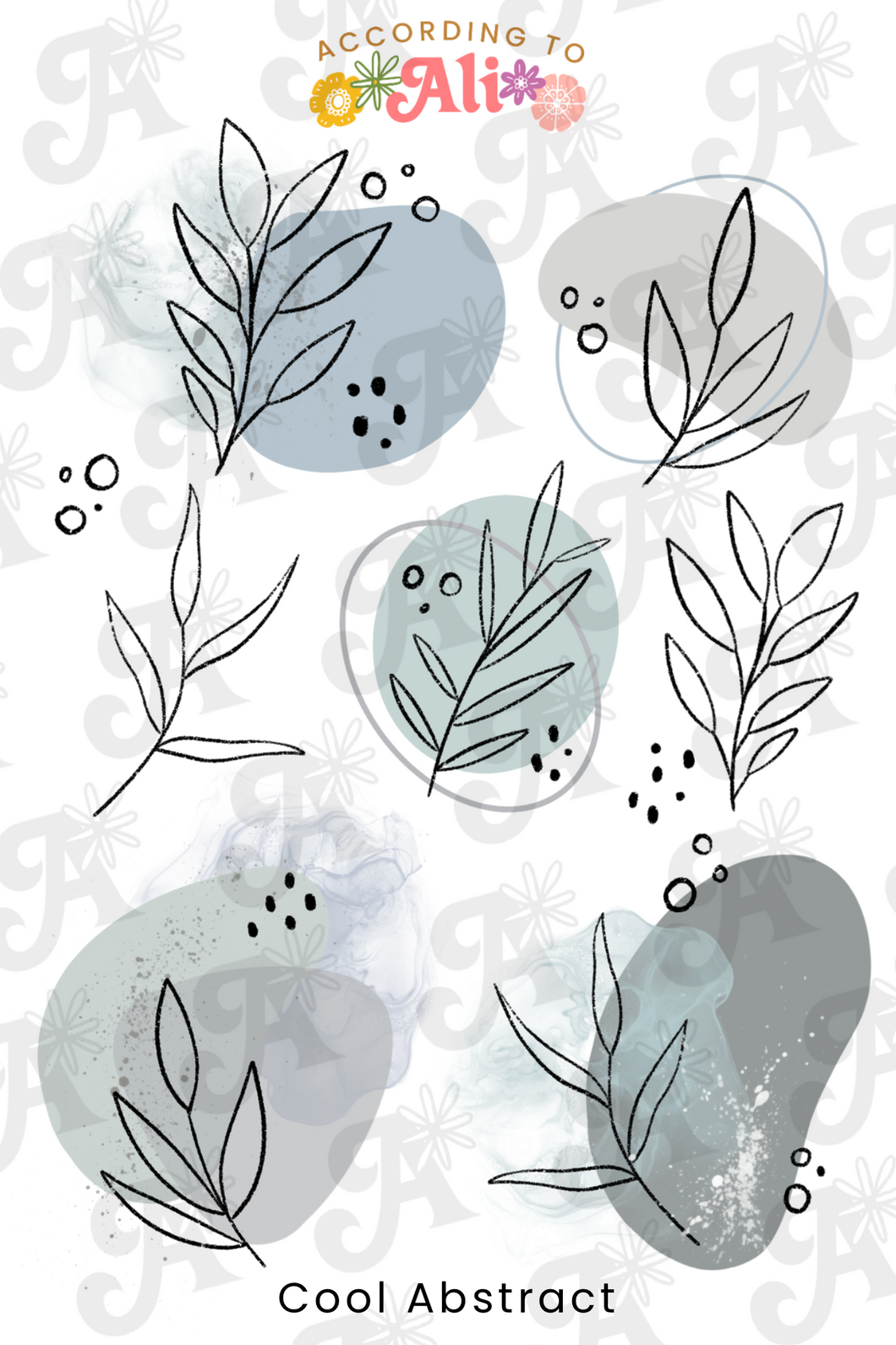 Cool Abstract Sticker Sheet