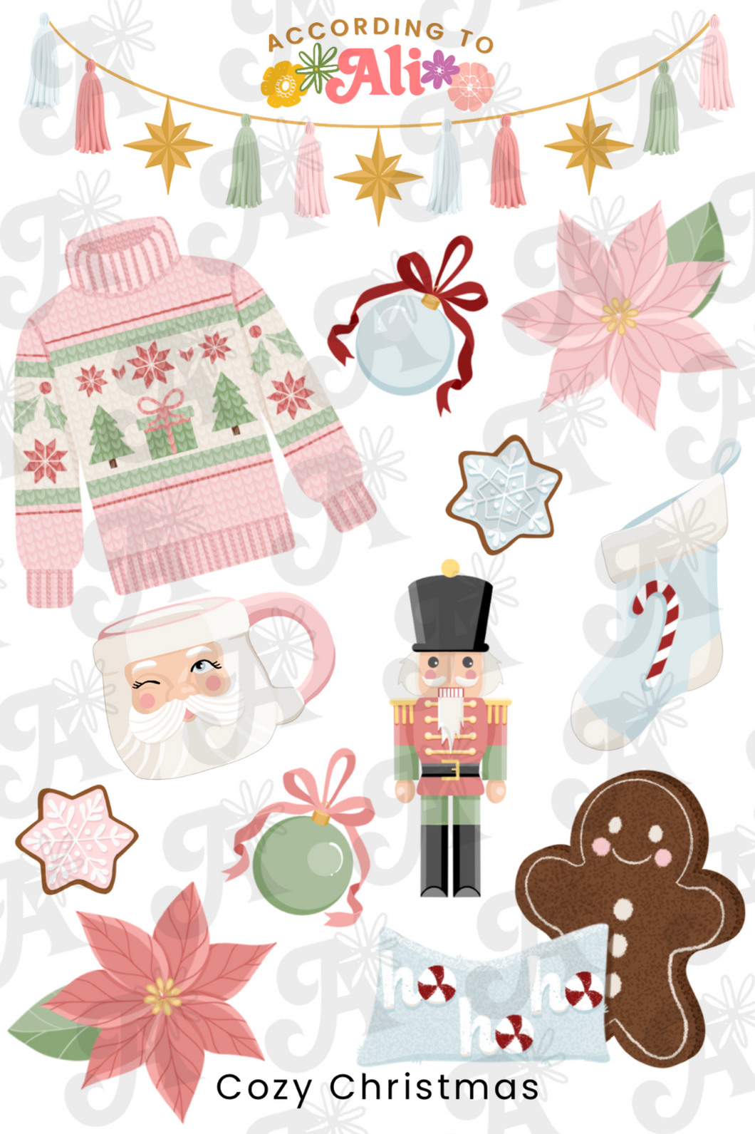 Cozy Christmas Sticker Sheet
