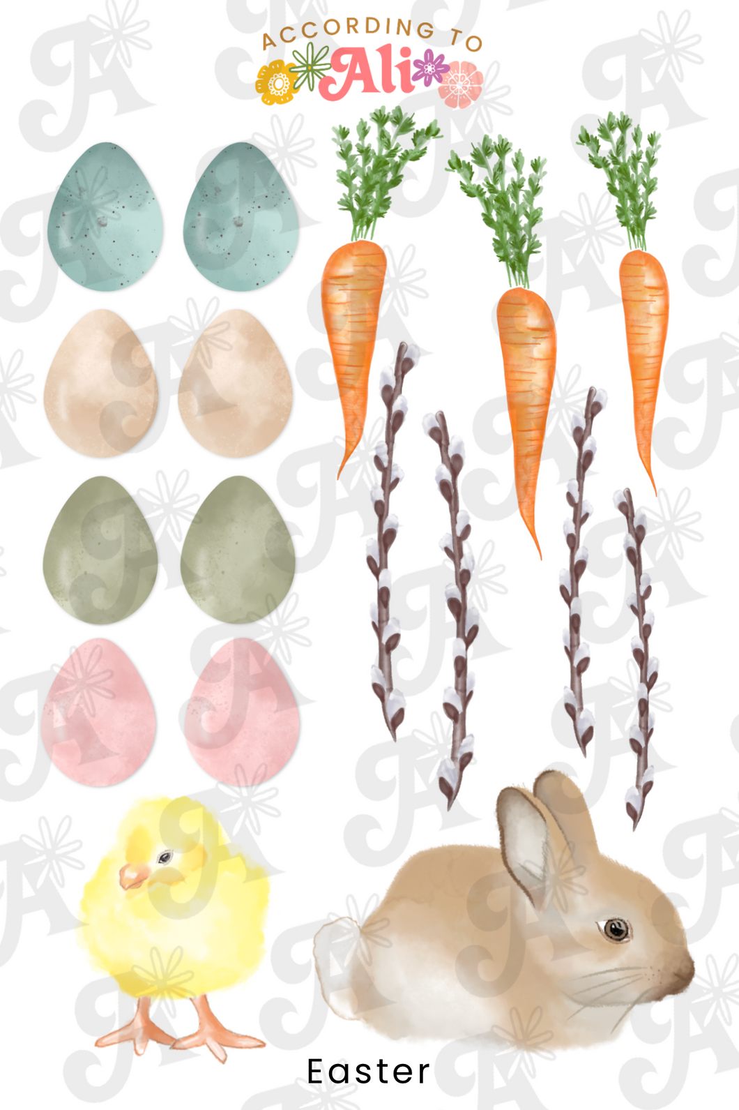 Easter Sticker Sheet