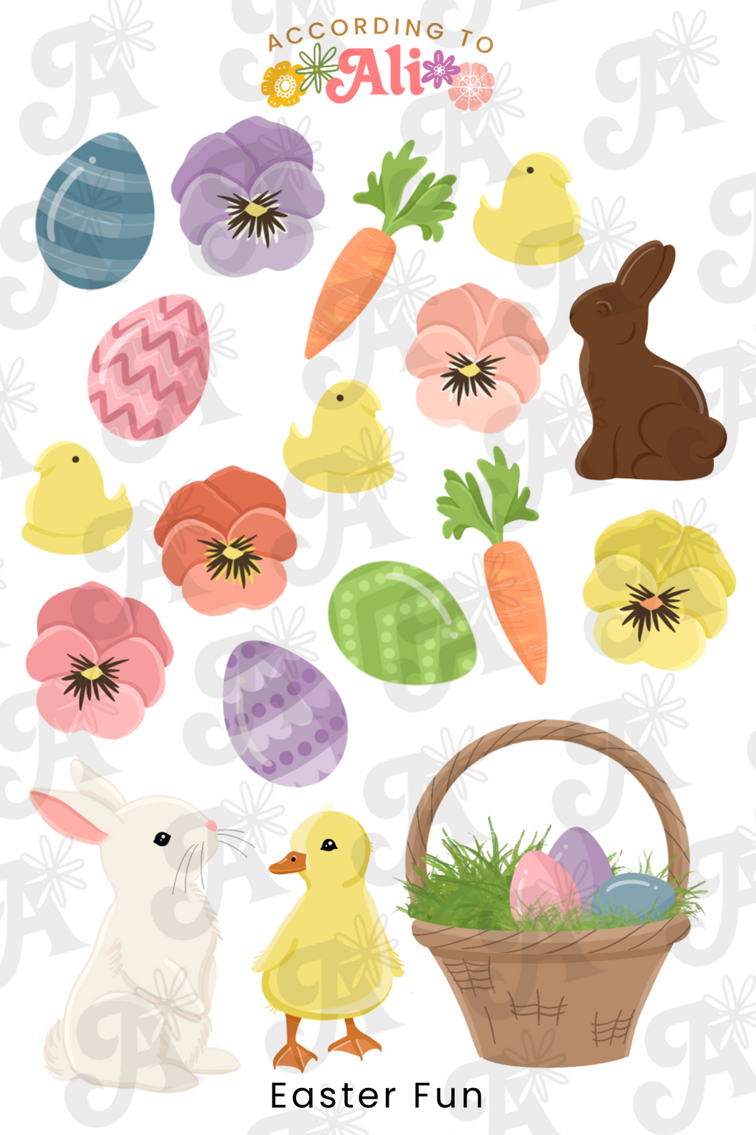 Easter Fun Sticker Sheet