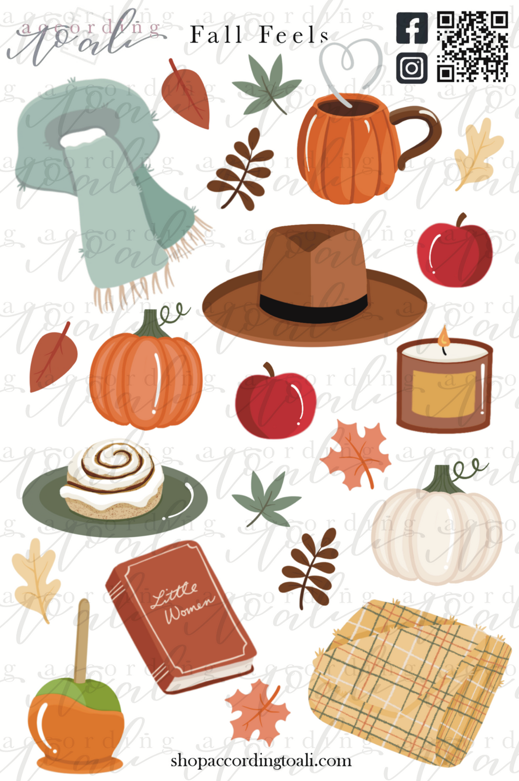 Fall Feels Sticker Sheet