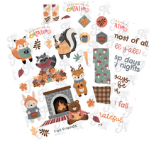 Load image into Gallery viewer, Fall Friends Sticker Sheet Set
