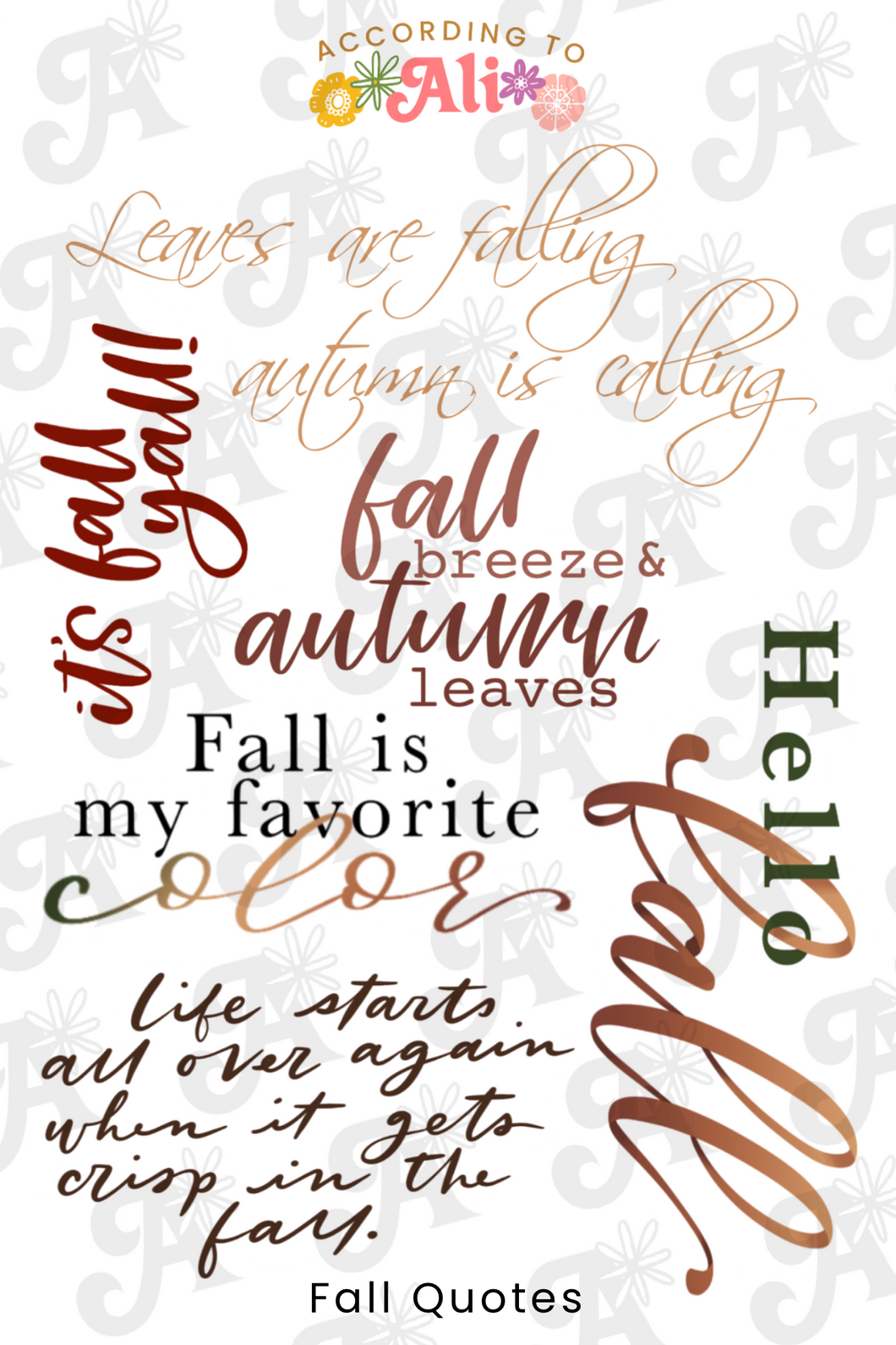 Fall Quotes