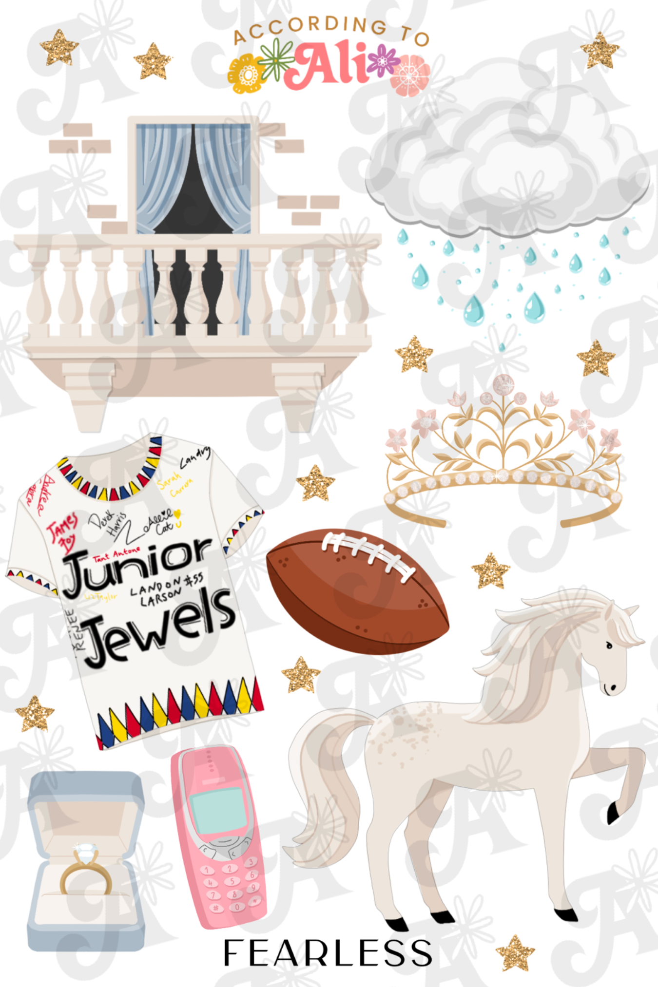 Fearless Sticker Sheet – according to ali