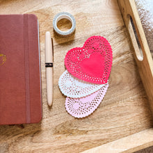 Load image into Gallery viewer, Mini Heart Doilies
