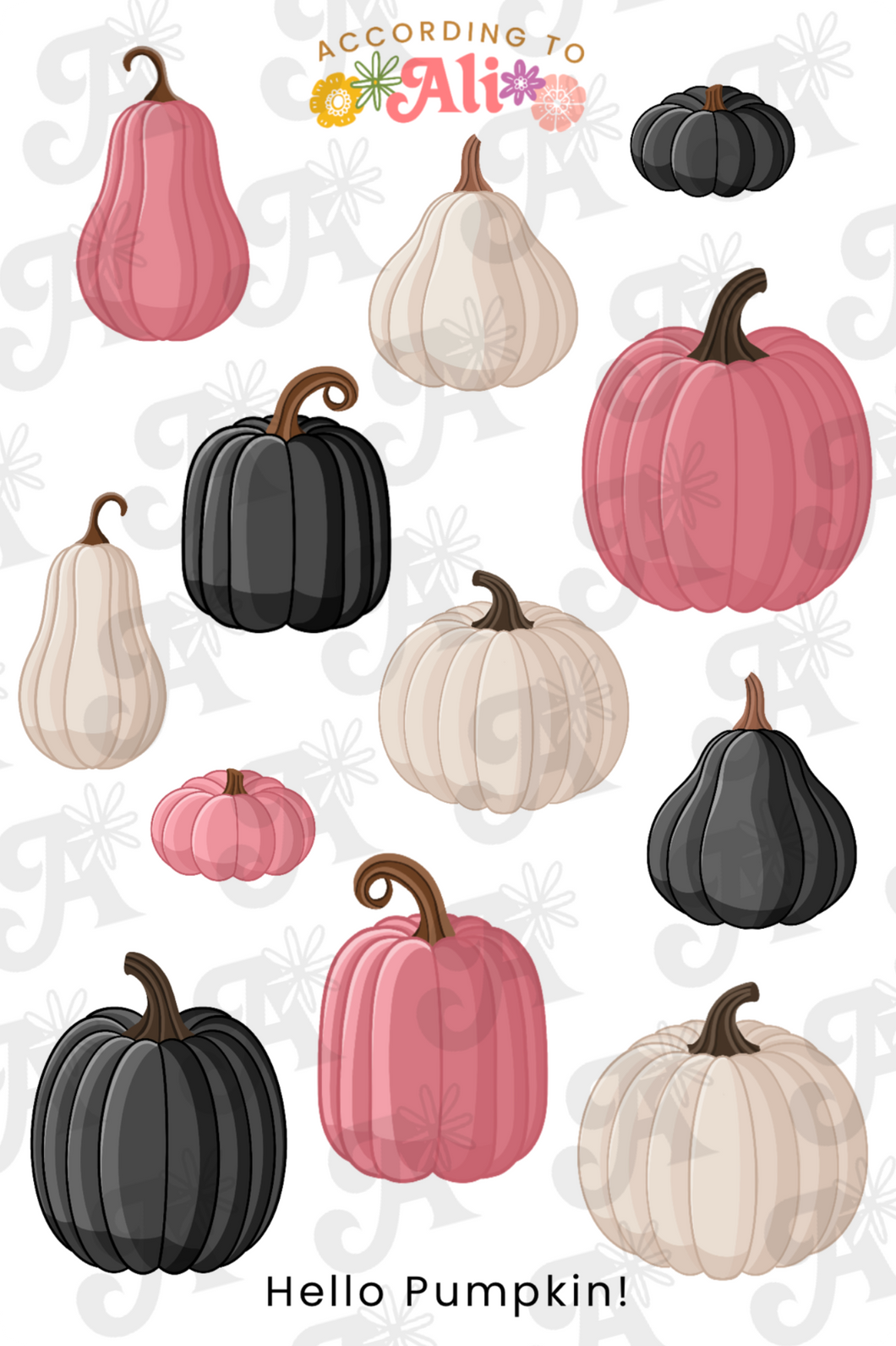 Hello Pumpkin! Sticker Sheet