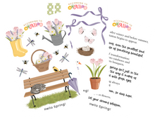 Load image into Gallery viewer, Hello Spring! Sticker Sheet Set
