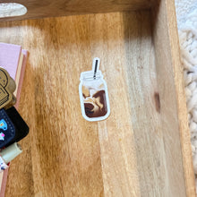 Load image into Gallery viewer, Iced Coffee Waterproof Vinyl Sticker
