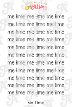 Load image into Gallery viewer, Me Time Word Sticker Sheet
