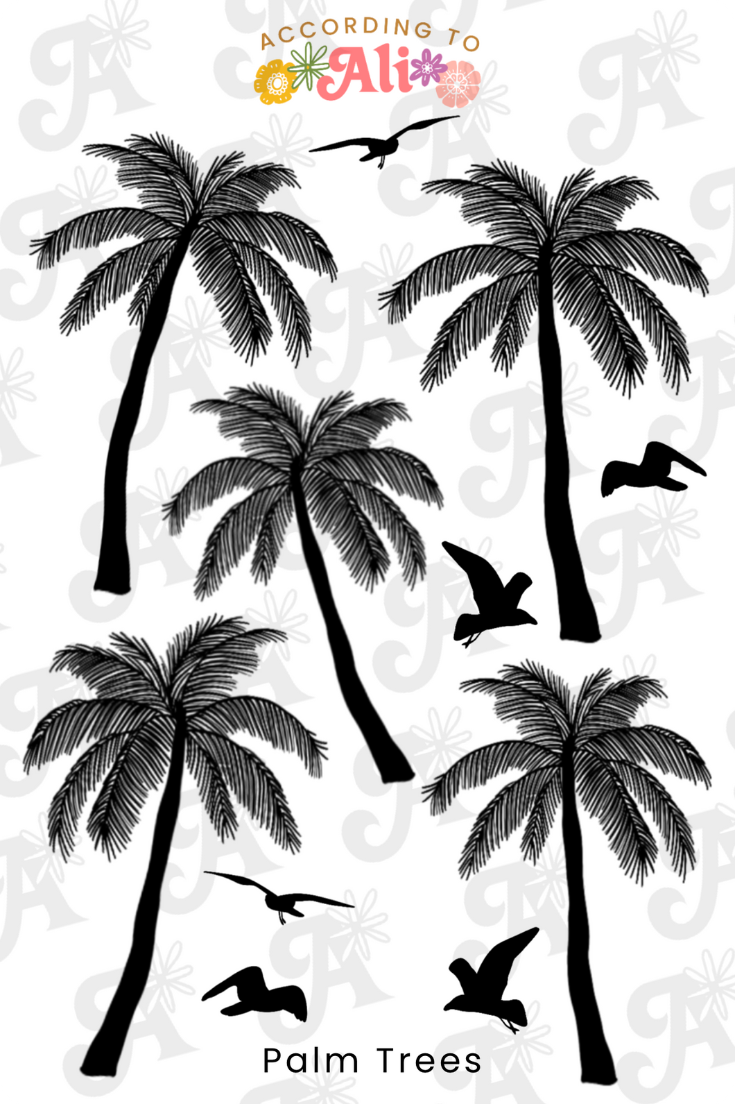 Palm Trees Sticker Sheet