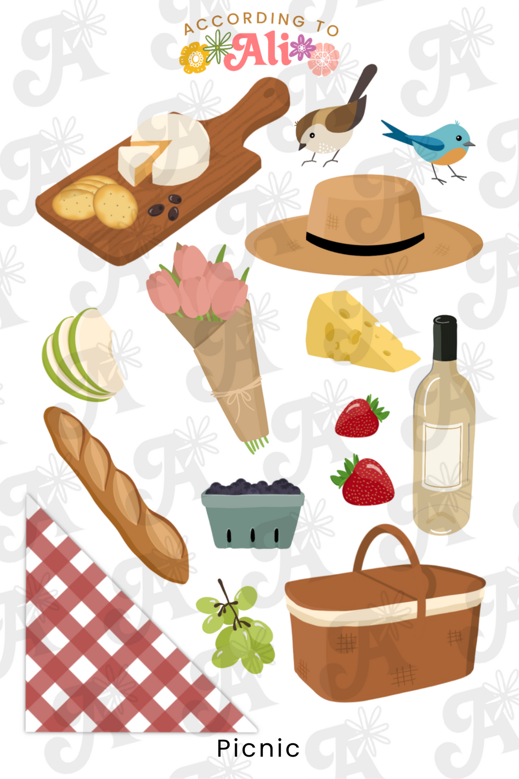 Picnic Sticker Sheet