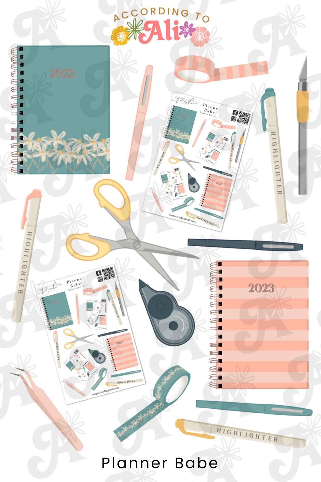 Planner Babe! Sticker Sheet