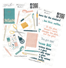 Load image into Gallery viewer, Planner Babe! Sticker Sheet
