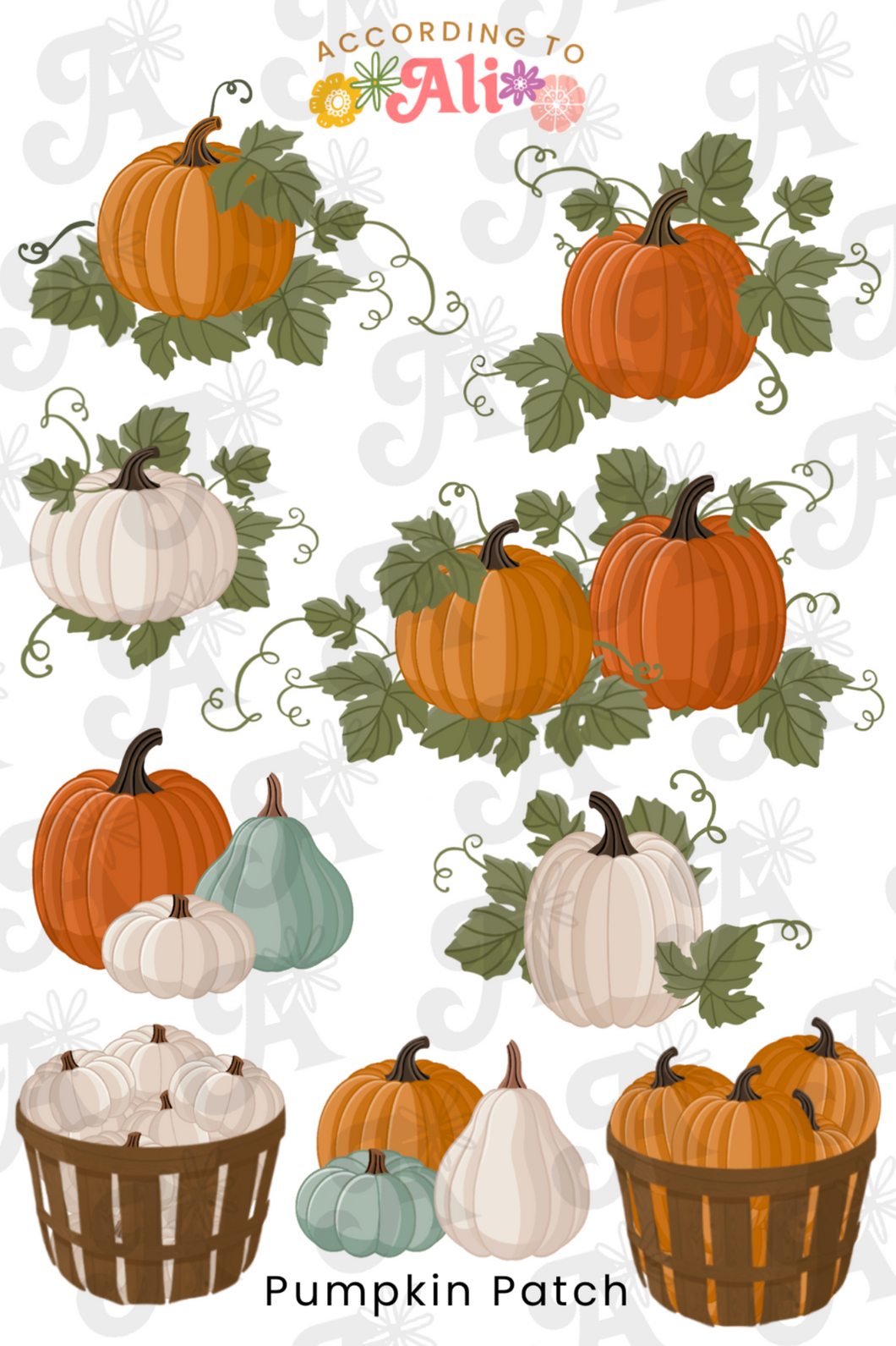 Pumpkin Patch Sticker Sheet Set