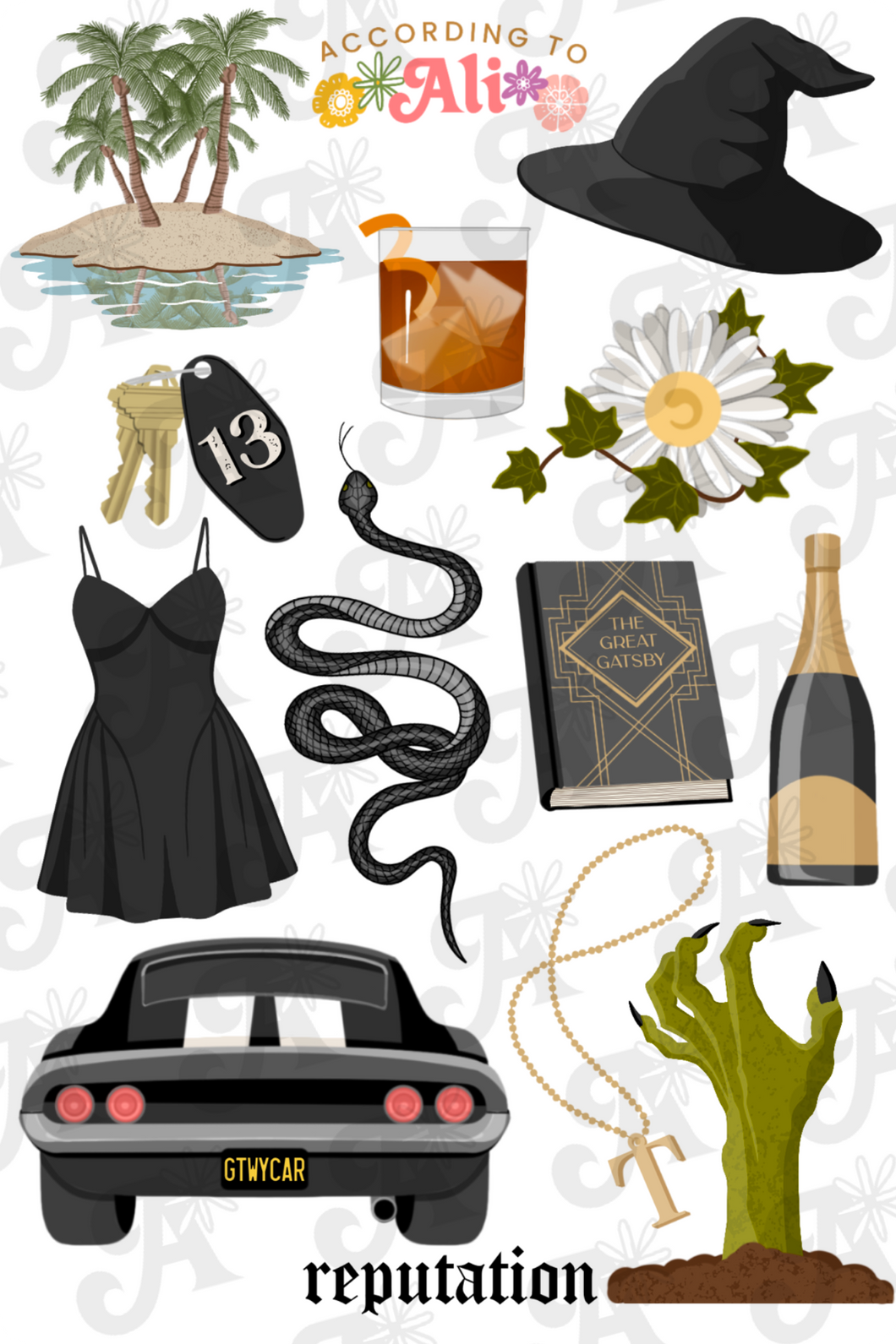 Reputation Sticker Sheet