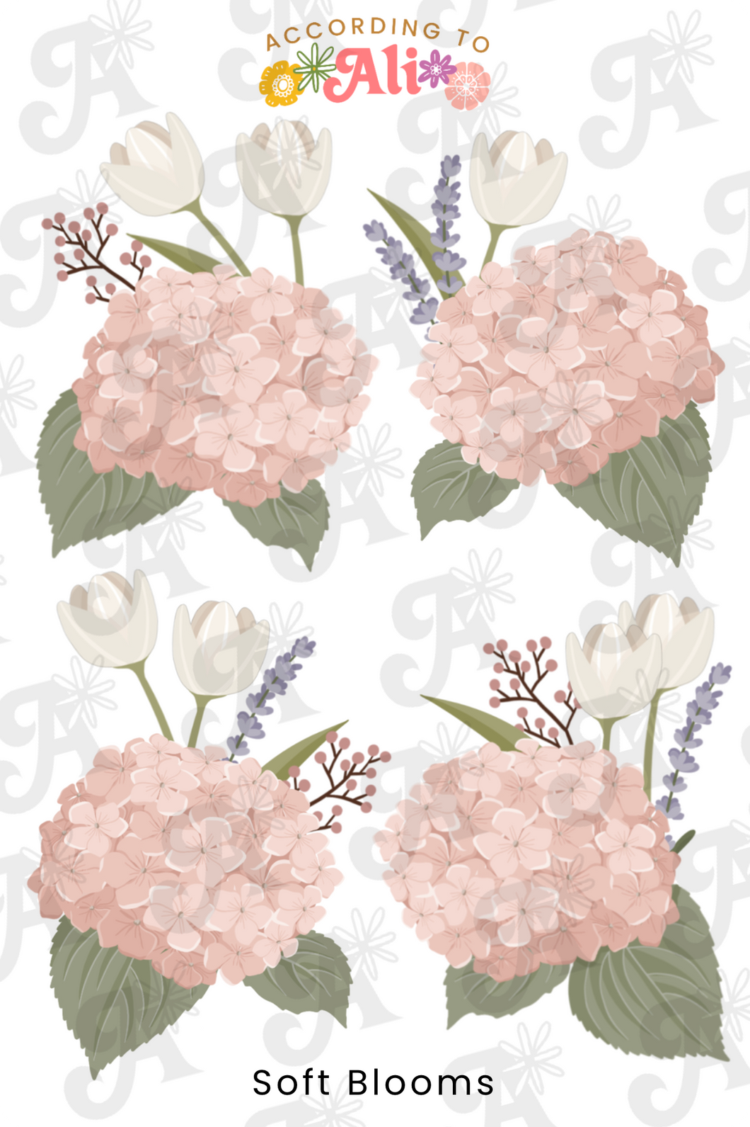 Soft Blooms Sticker Sheet