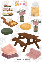 Load image into Gallery viewer, Summer Soirée Sticker Sheet Set
