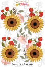 Load image into Gallery viewer, Sunshine Blooms Sticker Sheet
