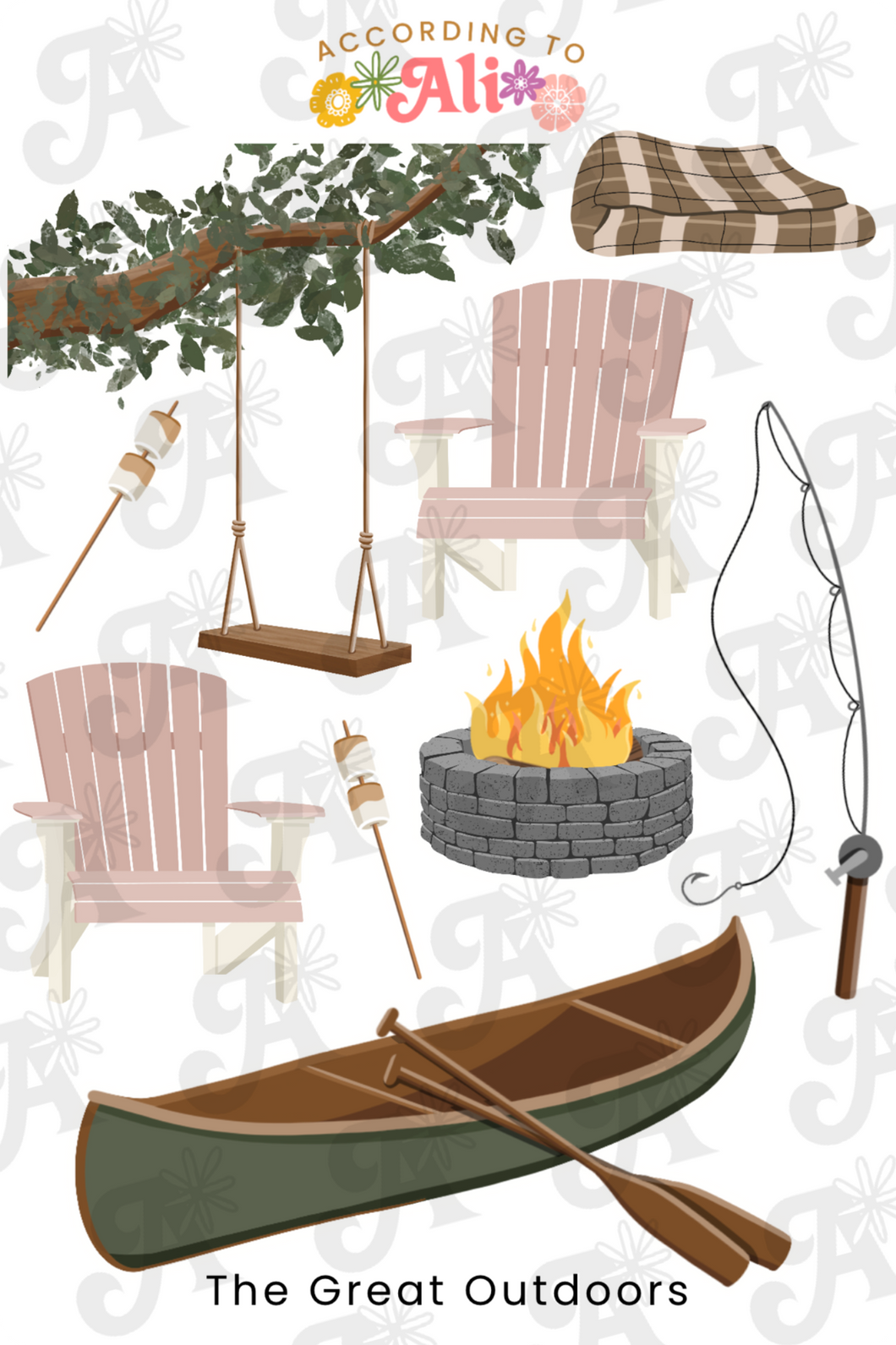 The Great Outdoors Sticker Sheet Set