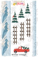 Load image into Gallery viewer, Winter Village Sticker Sheet Set
