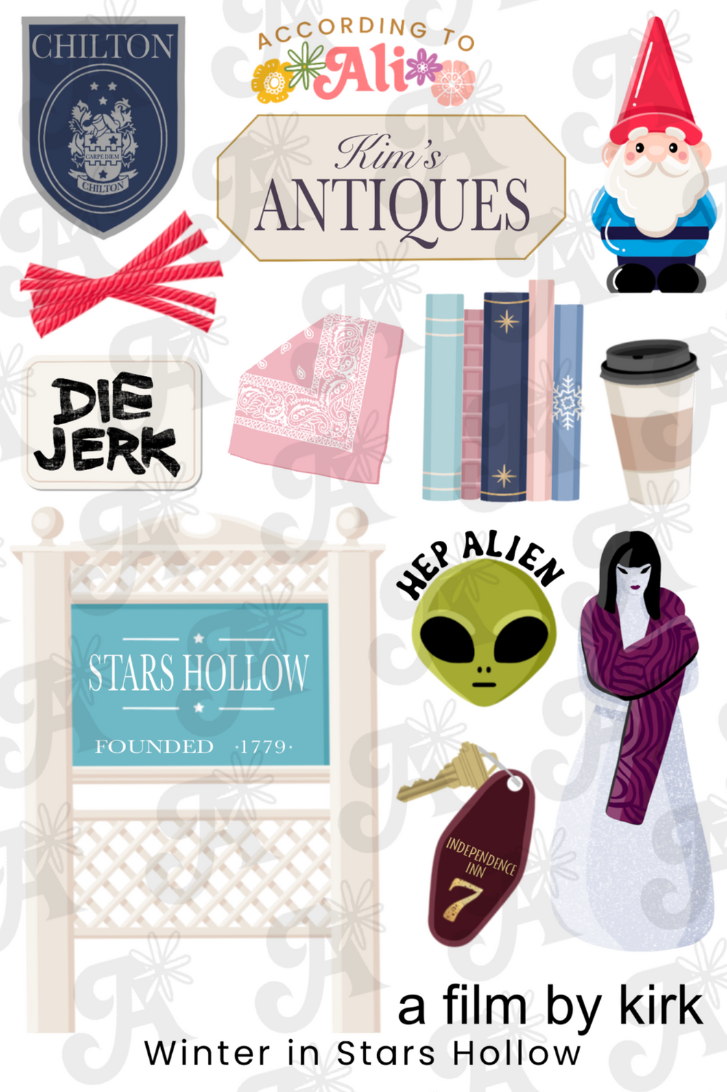 Winter In Stars Hollow Sticker Sheet