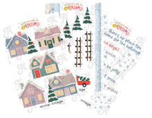 Load image into Gallery viewer, Winter Village Sticker Sheet Set
